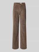 Noisy May Straight Fit Stoffhose in Cord-Optik Modell 'OLANDA' in Came...