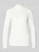 Christian Berg Woman Regular Fit Longsleeve mit Rollkragen in Offwhite...