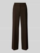Selected Femme Weite Hose mit Viskose-Anteil Modell 'RITA' in Dunkelbr...