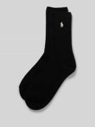 Polo Ralph Lauren Socken mit Logo-Stitching in Black, Größe 36-41