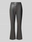 Raffaello Rossi Flared Bootcut Hose in Leder-Optik Modell 'MACY' in Du...