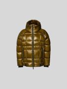 Dsquared2 Regular Fit Daunenjacke mit Tunnelzug in Gold, Größe 48