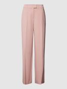 comma Chino mit Bügelfalten in Rosa, Größe 46/32
