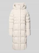 Marc Cain Daunenmantel mit Kapuze in Sand, Größe 36