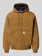 Carhartt Work In Progress Jacke mit Känguru-Tasche und Label-Detail in...
