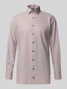 OLYMP Regular Fit Businesshemd aus Baumwoll-Mix in Sand, Größe 40