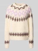 Christian Berg Woman Loose Fit Strickpullover mit Woll-Anteil in Hellb...