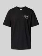 Les Deux T-Shirt mit Rundhalsausschnitt Modell 'Orchard' in Black, Grö...