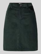 s.Oliver RED LABEL Ausgestellter Mini-Rock in Cord-Optik in Dunkelgrue...