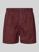 POCKIES Boxershorts mit elastischem Bund in Bordeaux, Größe L