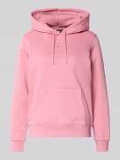 Tommy Jeans Regular Fit Hoodie aus Baumwoll-Mix in Rosa, Größe S