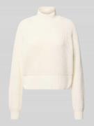 Noisy May Turtleneck-Pullov aus Baumwoll-Mix Modell 'DARA' in Offwhite...