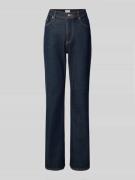 Jake*s Casual Bootcut Jeans im 5-Pocket-Design in Dunkelblau, Größe 36