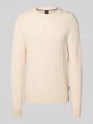 BOSS Regular Fit Strickpullover aus reiner Schurwolle Modell 'HITALO' ...