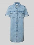 Noisy May Jeanskleid mit 1/2-Arm Modell 'NEW SIGNE' in Hellblau, Größe...