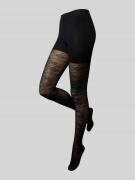 MAGIC Bodyfashion Strumpfhose in semitransparentem Design in Black, Gr...