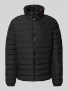 Superdry Steppjacke mit Stehkragen Modell 'Fuji' in Black, Größe L