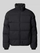 Tom Tailor Denim Regular Fit Steppjacke mit Stehkragen in BLACK, Größe...
