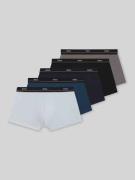 BOSS Regular Fit Boxershorts aus Baumwoll-Mix im 5er-Pack in Mittelgra...