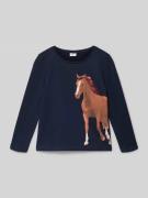 s.Oliver RED LABEL Regular Fit Langarmshirt aus reiner Baumwolle in Ma...