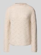 s.Oliver BLACK LABEL Regular Fit Pullover mit Woll-Anteil in Beige, Gr...