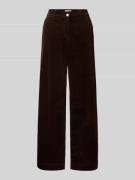 FREE/QUENT Cordhose mit weitem Bein Modell 'Cordy' in Dunkelbraun, Grö...