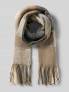 Vero Moda Schal mit Fransen Modell 'IVY' in Schilf, Größe 1