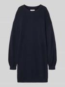 Mango Regular Fit Kleid in Strick-Optik Modell 'saski' in Marine, Größ...