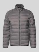 Jack & Jones Steppjacke mit Reißverschluss Modell 'BRADLEY' in Mittelg...