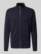 Tom Tailor Regular Fit Strickjacke aus reiner Baumwolle in Marine, Grö...