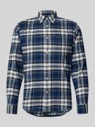 Tommy Hilfiger Regular Fit Flanellhemd aus reiner Baumwolle in Marine,...