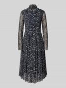 Smith and Soul Midikleid mit Stehkragen in Dunkelblau, Größe XL