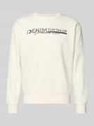 Tom Tailor Denim Regular Fit Sweatshirt aus Baumwoll-Mix in Offwhite, ...