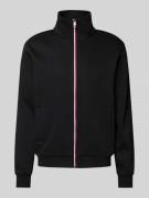 Tommy Hilfiger Regular Fit Sweatjacke aus Baumwoll-Mix in Black, Größe...