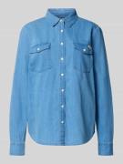 Mustang Regular Fit Hemdbluse in Denim-Optik Modell 'Sedana' in Jeansb...