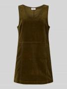 Marc O'Polo Denim Eng anliegendes Minikleid aus Baumwoll-Mix in Oliv, ...