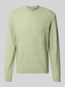 MCNEAL Loose Fit Strickpullover mit Woll-Anteil in Schilf Melange, Grö...