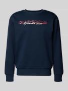 Tom Tailor Denim Regular Fit Sweatshirt aus Baumwoll-Mix in Marine, Gr...