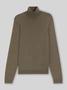 BOSS Regular Fit Rollkragenpullover aus reiner Schurwolle Modell 'MUSS...