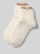 Falke Socken mit Label-Detail Modell 'COSY PLUSH' in Offwhite, Größe 3...