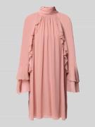 Christian Berg Woman Selection Minikleid mit Stehkragen in Mauve, Größ...