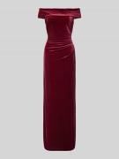 Christian Berg Cocktail Abendkleid im Offshoulder-Design in Dunkelrot,...