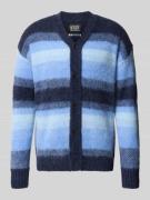 Scotch & Soda Strickjacke mit V-Ausschnitt in Marine, Größe L