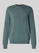 Christian Berg Men Regular Fit Strickpullover aus Baumwoll-Woll-Mix in...