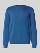 Christian Berg Men Regular Fit Strickpullover aus Baumwoll-Woll-Mix in...