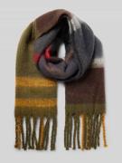 Barbour Schal mit Allover-Muster Modell 'ISLA TARTAN' in Oliv, Größe 1
