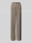 Marc Cain Wide Fit Cordhose mit Lyocell-Anteil in Hellgrau, Größe 36