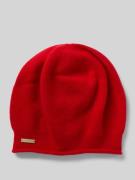 Seeberger Mütze aus reinem Kaschmir in Rot, Größe 1