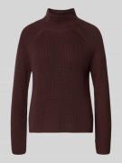Marc O'Polo Regular Fit Strickpullover aus reiner Baumwolle in Bordeau...