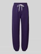 Polo Ralph Lauren Sweatpants mit elastischem Bund in Purple, Größe M